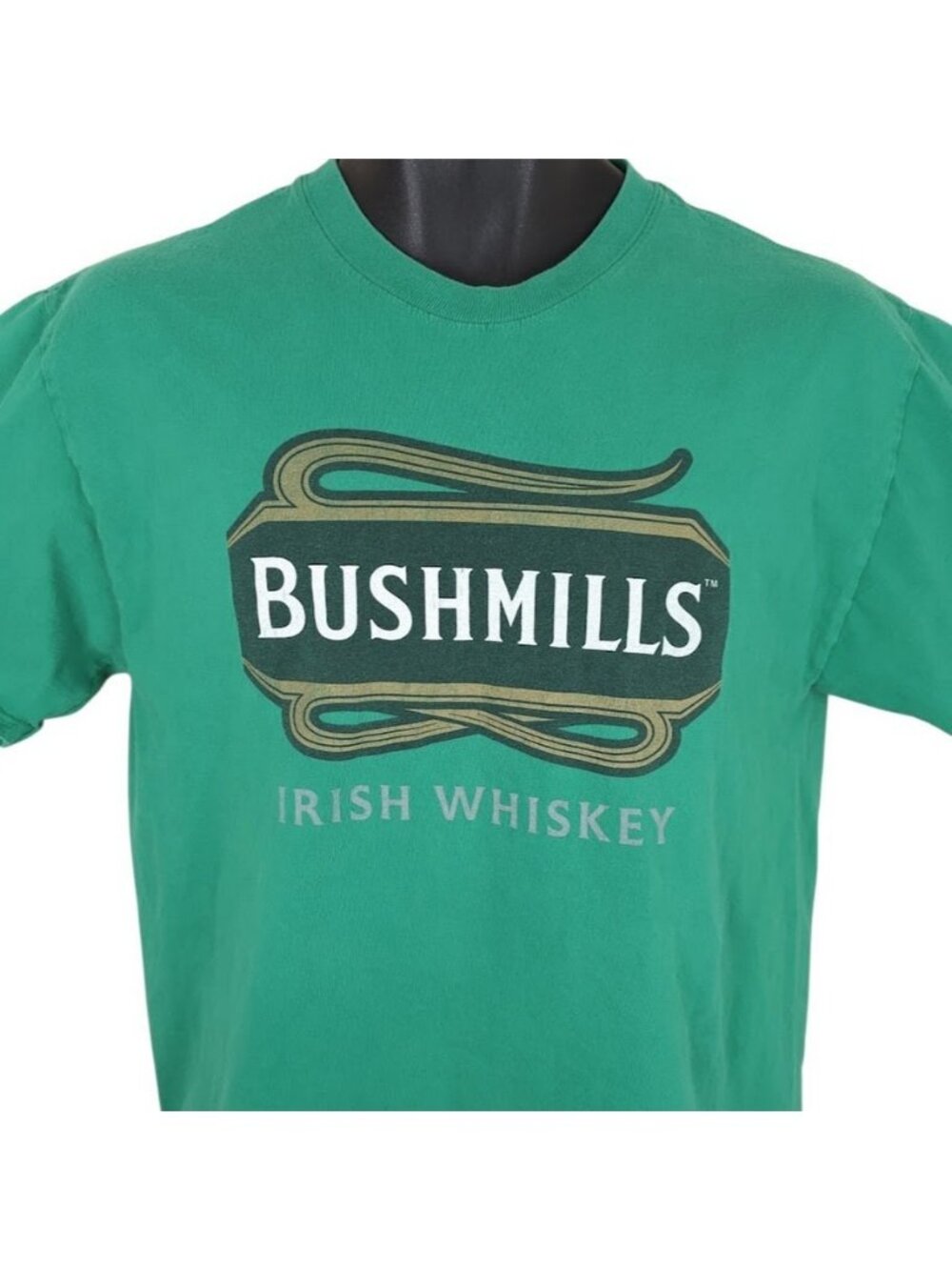 Bushmills Irish Whiskey T Shirt Mens Size Medium Green Baileys